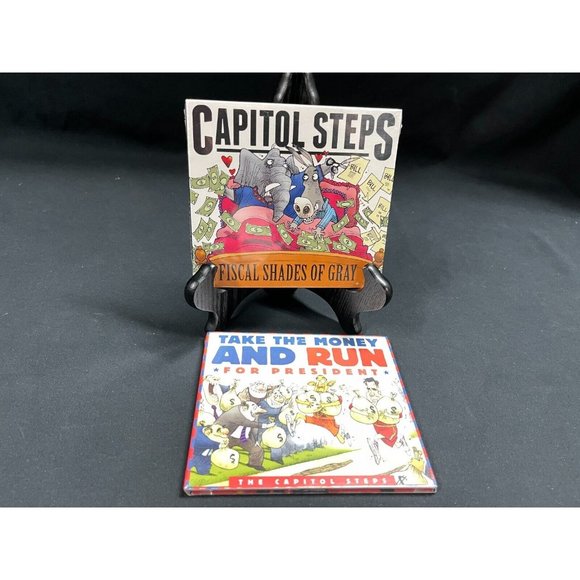 Capitol Steps Take the Money and Run for President and Fiscal Shades of Gray Cds